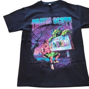 NWOT Modern Black Tee Travis Scott Adult Size Medium